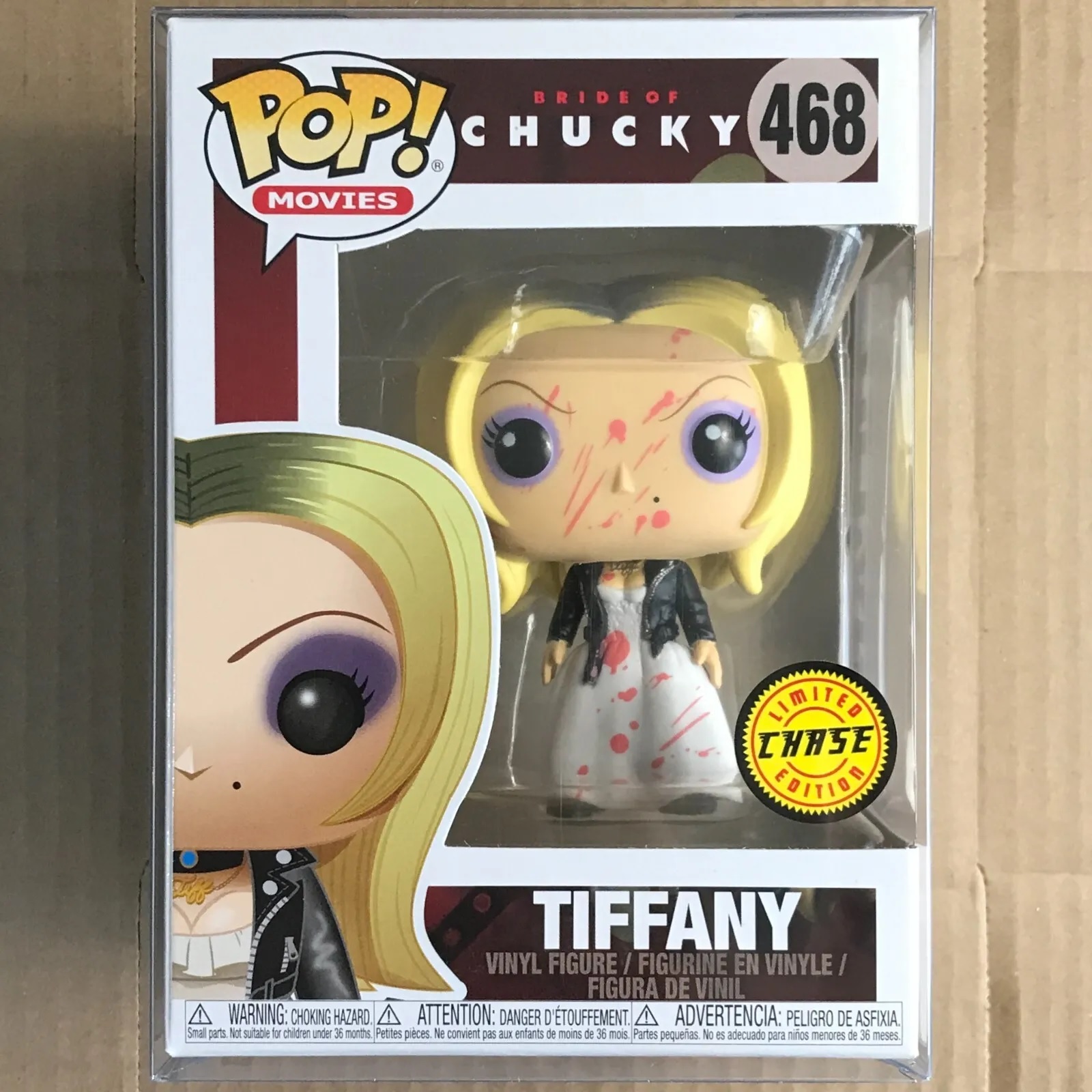 Funko POP Movies Bride of Chucky Tiffany #468 Chase